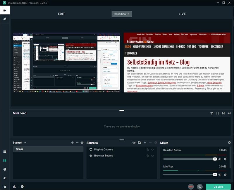 Streamlabs OBS Streaming Software