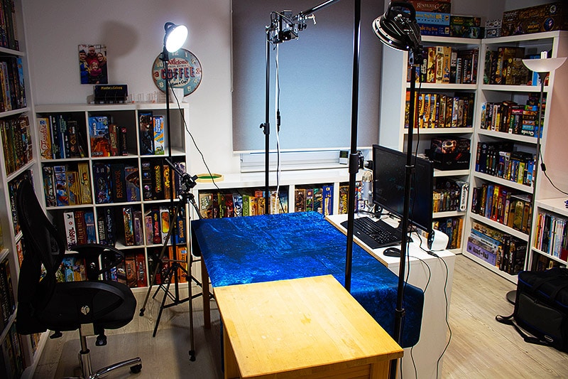 Video Studio mit YouTube Equipment