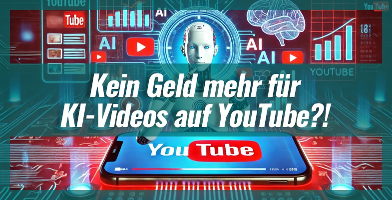Kein Geld mehr für KI-Videos auf YouTube?!